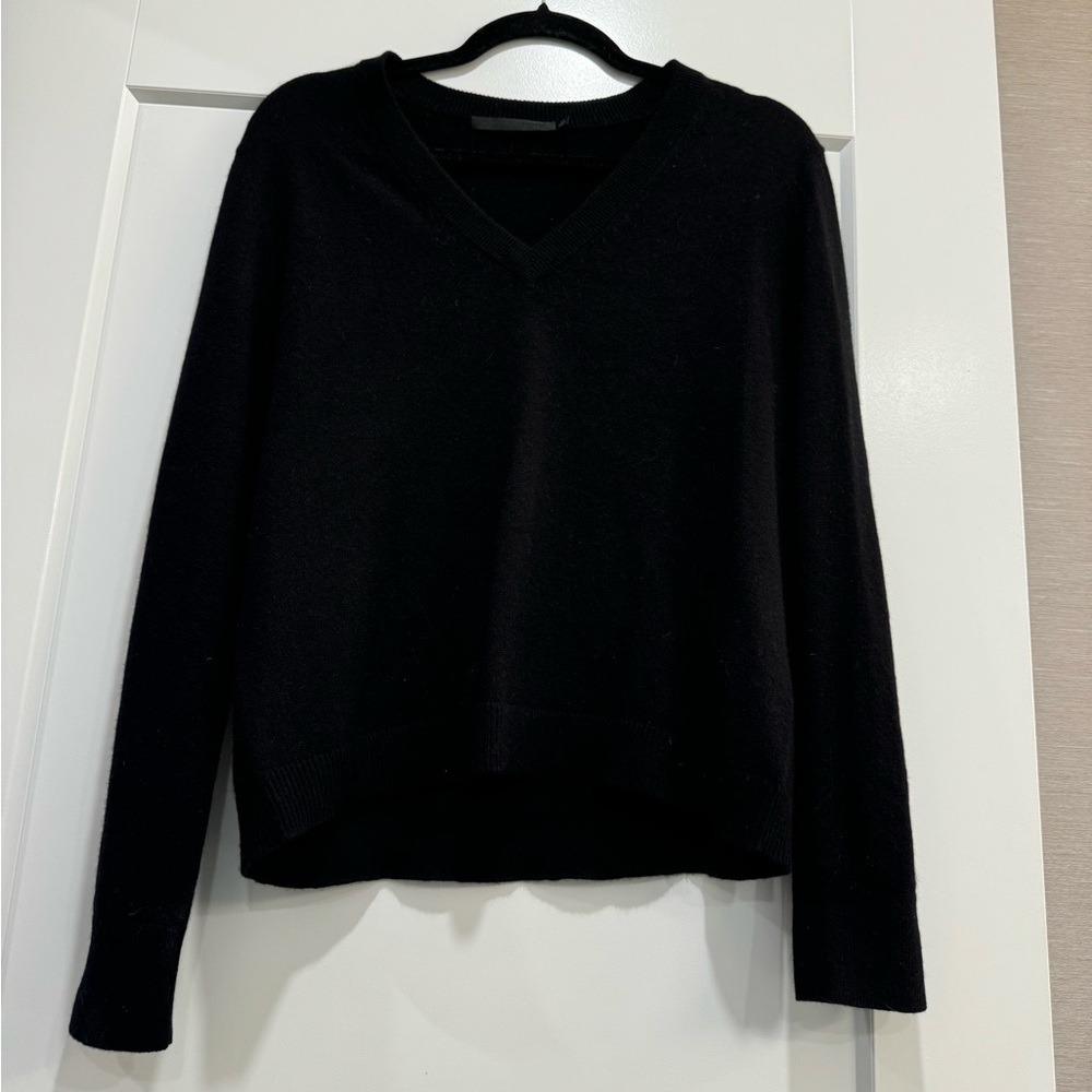 100% Cashmere Jenni Kayne Flynn Sweater, Black